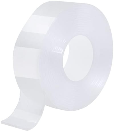 Extra sterke dubbelzijdige tape, transparant en waterproof, 3 cm breed voor tapijt, foto's, muren en buitengebruik