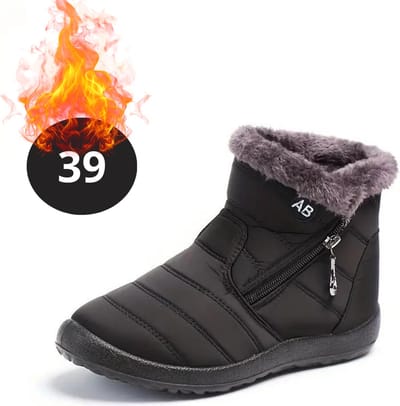 Nivard Snowboots - Sneeuwschoenen - Sneeuwboots - Dames - Wintersport - Ski - Skischoenen - Zwart - 39