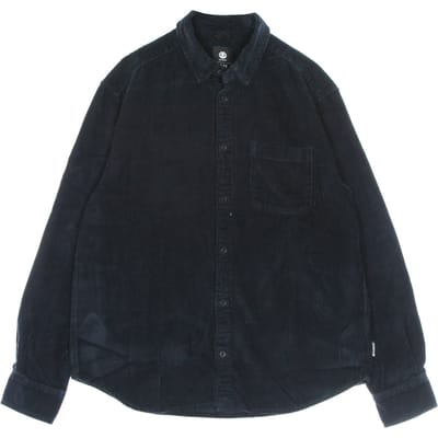 Stoer corduroy herenoverhemd met lange mouwen