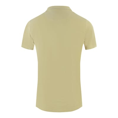 Aquascutum Boxed Logo Beige Polo Shirt