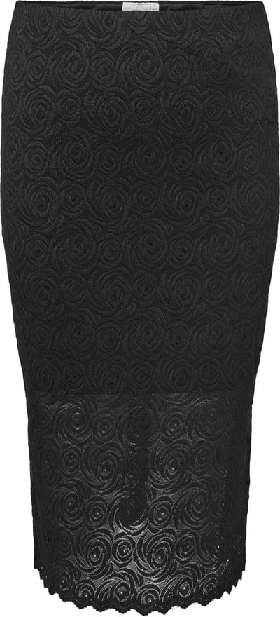 ONLY CARMAKOMA - CARROSIL CALF LACE SLIT SKIRT JRS - Dames - Rokken