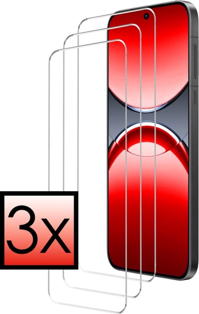 Screenprotector - 3 Stuks - Geschikt voor OPPO Find X8 - Extra Sterk - Beschermglas - Gehard Glas - Tempered Glass - Screen Protector - Bescherm Cover