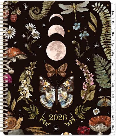 Wekelijkse en Maandelijkse Agenda 2026 - Groot Formaat Planner met Tabs en Binnenzak