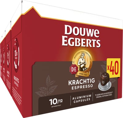 Douwe Egberts Espresso Krachtig - Intensiteit 10/12 - 5 x 40 capsules