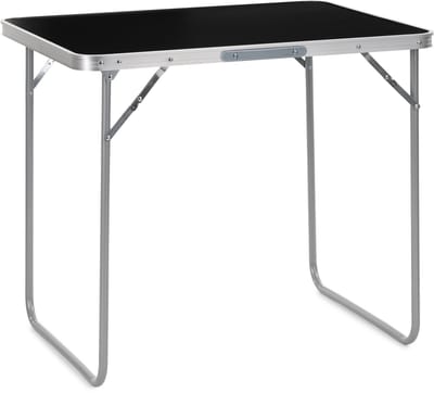 Springos Campingtafel - Vouwtafel - Inklapbaar - Opvouwbaar - 80x60x70 cm - Zwart