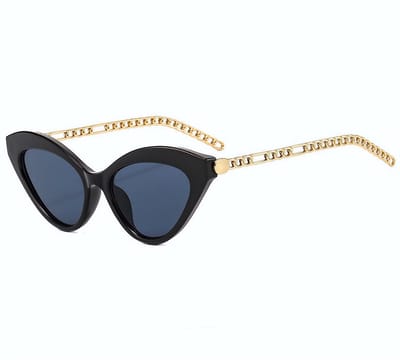 DAEBAK Cat Eye vrouwen zonnebril in kat oog vorm [Black / Zwart - Grey / Grijs] Katten Festival Cat's dames