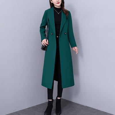 Dames Nieuwe Winter Koreaanse Stijl Slim en Dik Langmouwige Jas 3XL gray
