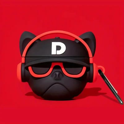 Étui d'écouteurs Bouledogue Hip-hop 3D Pour Airpods Pro 2 Étui de Protection Mignon Dessin Animé Couverture en Silicone Pour Airpods Pro For Airpods Pro