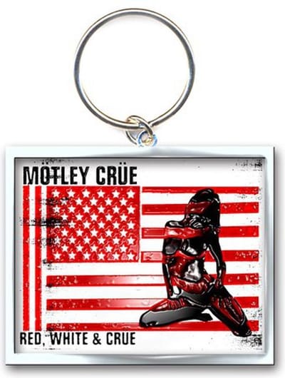 Motley Crue - Red, White & Crue Sleutelhanger - Multicolours
