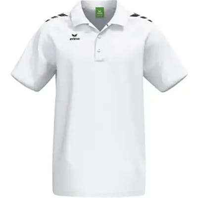 Erima Cmpt 3 Wings Polo Heren - Wit / Zwart | Maat: S