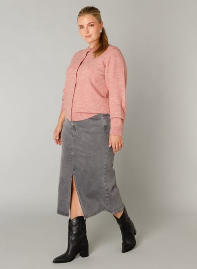 YEST CURVE Faith Bottoms - Grey Denim - maat 2(50)