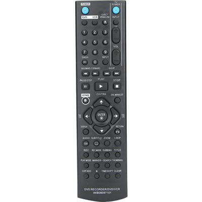 DVDVCRDVDR Recorder Controller Afstandsbediening Vervanging voor LG RC286HRC297HRC397H