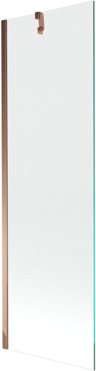 Mexen Next badscherm 1-delig 60 x 150 , transparant, roze goud - 895-060-000-00-00-60