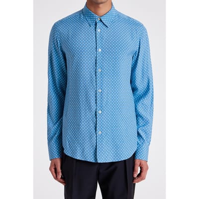 Paul Smith S/c Slim Fit Shirt Light Blue Größe: L | Business hemden Outlet | Herren | Blau