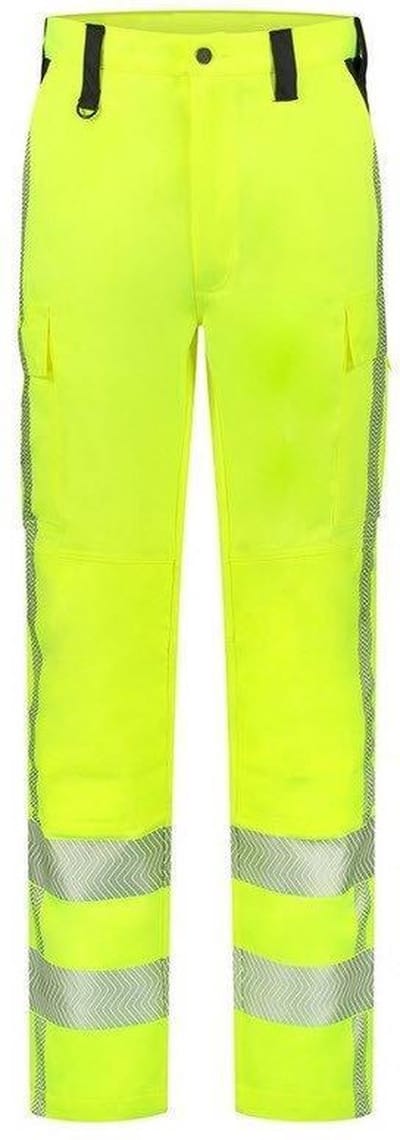 Santino Vick Hi-vis werkbroek (280gr/m2) - Fluor geel | Grijs - 60