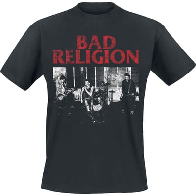 Bad Religion T-shirt - Live 1980 - S tot XXL - voor Mannen - zwart