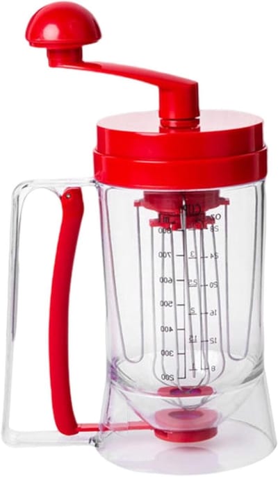 Beslag Dispenser - Pannenkoekenmaker Cupcakehouder - Beslag Doseren - Handvat Bediening - 900 ml - Niet gespecificeerd