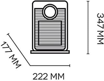 Keramische Ventilatorkachel voor Badkamer - Zwart - Direct Warmte en Veiligheid in Één