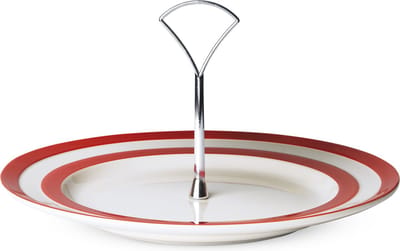 Cornishware - Red etagère 1 laag - handbeschilderd - ideaal voor snacks