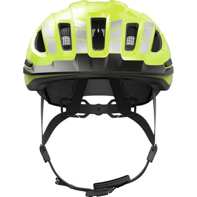 Fietshelm ABUS URBAN-I 4.0 signal yellow M - 54-58 cm - geel - Geschikt voor gebruik op elektrische fietsen - stadsfietsen - 270 g