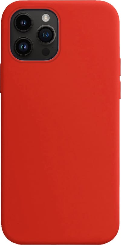 Hoes - Geschikt voor Apple iPhone 15 Pro - Sterk & Shockproof - Hoesje Cover - Siliconen Case - Rood