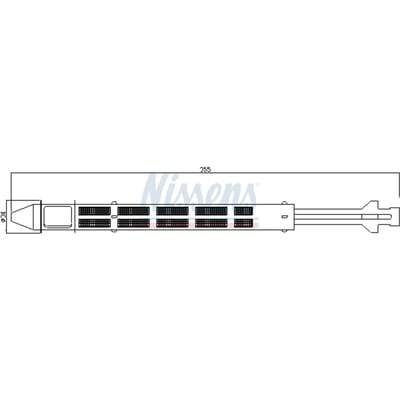 Droger, airconditioningsysteem NISSENS 95468