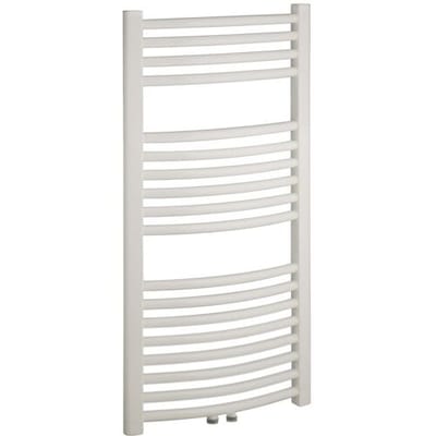 Megabad Profi Collection Plana round bathroom radiator 44.3 x 94.4 cm with center connection