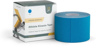 U-Sport Athlete Kinesio Tape - Elastische Sporttape - Waterbestendig & Ademend - Kinesiotape - Medische Kwaliteit - 1 Stuks - Blauw