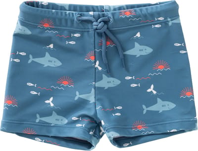 Fresk UV Zwembroek voor Jongens 74 - Sneldrogende Zwemkleding - UV-bescherming UPF 50 - Zwemshort Kinderen - Blauw - Shark