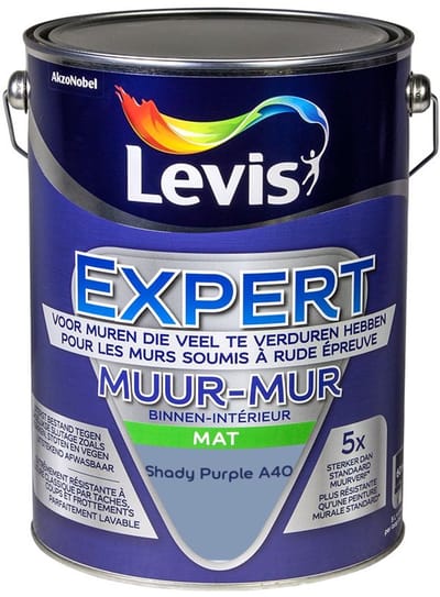 Levis - Expert Muur Binnen Mix - Shady Purple A40 - Mengverf - 5 L