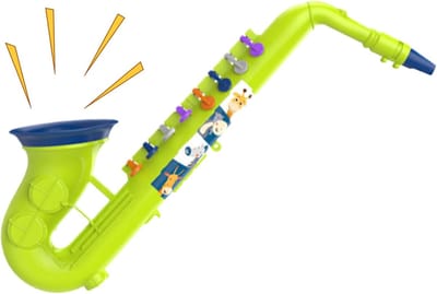 Saxofoon Speelgoed - Muziek Instrument - Muziek Leren - Licht en Geluid - 49.8 x 16.7 x 9.9 cm