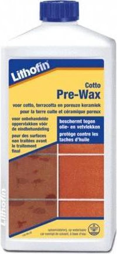 COTTO Pre-Wax - Pre-impregnatie van terracotta vloeren - Lithofin - 5 L
