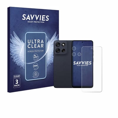 Savvies - Screenprotector voor Motorola Moto G56 (Voor+Camera) - Folie Beschermfolie transparant 6 Stuks