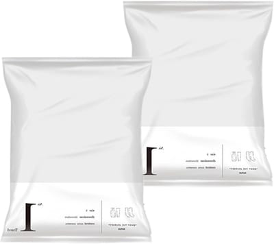 Compressiezakken voor reis - Opbergzakken kleding - Ruimte besparen - Geen vacuümpomp nodig - 2 stuks - Transparant