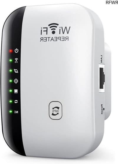 RFWR® Draadloze Wifi-signaalversterker met Ethernet, Draagbare Wifi-extender en Eenvoudige Installatie