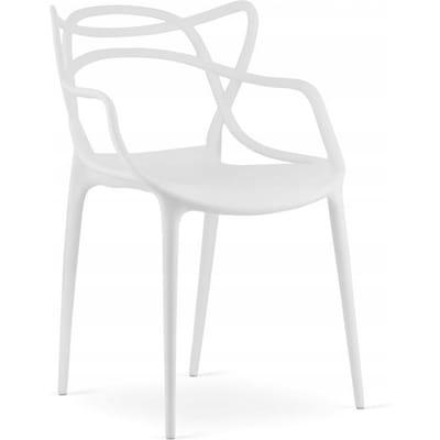 Azuur Wit Tuinstoel - Modern Design voor Balkon & Terras