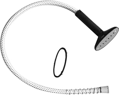 Stoompijp Vervanging - Stoomaccessoires - Kleding Verfrissen - Dubbele Reiniging - 145 cm - Zwart