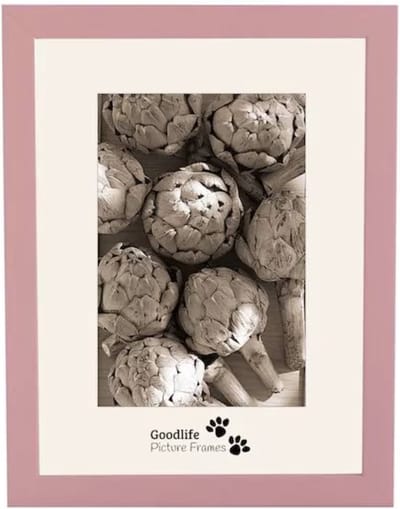 Houten Fotolijst Anitra Roze - 50x75 Helder glas - 18 mm breed profiel - Goodlife Picture Frames