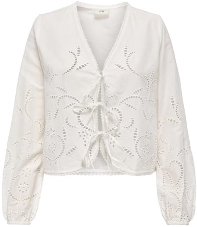 JDYEVELINE L/S ANGLAISE TOP WVN