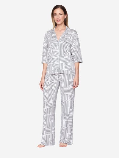 Joop! Pyjamahose Modern Deco