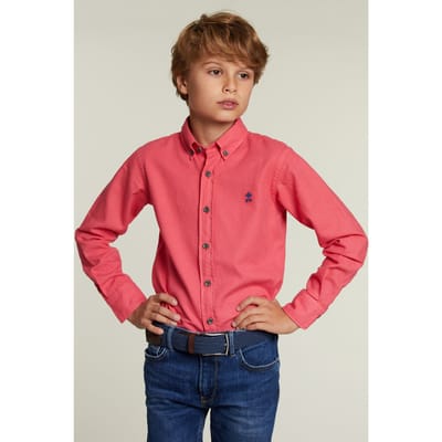 River Woods Custom Fit Cotton Shirt Rose Size: 16 | Shirts Outlet | Unisex | Roze