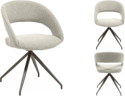 MX Sofa Eetkamer stoel Yara | kleur: Pearl