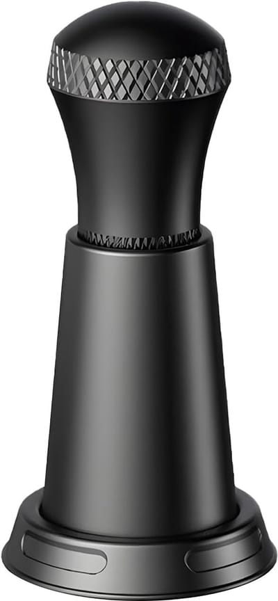 Koffie Distributeur - Espresso Gereedschap - Gelijkmatige Extractie - Afneembaar met Standaard - 45 x 95 mm - Zwart