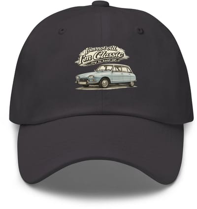 Classic Collectie Dad Pet – Citroën Ami 8 Retro Illustratie