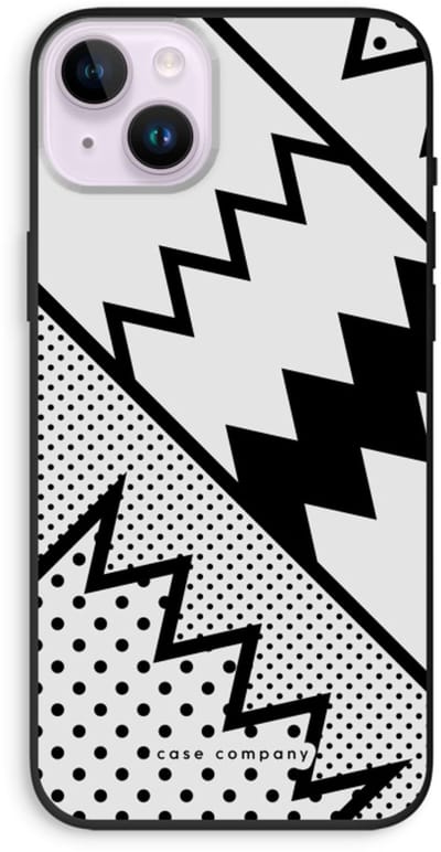 Case Company® - Hoesje geschikt voor iPhone 14 Plus hoesje - Pop Art #5 - Biologisch Afbreekbaar Telefoonhoesje - Bescherming alle Kanten en Schermrand