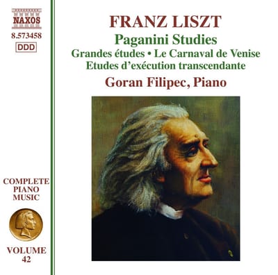 Goran Filipec - Liszt: Paganini Studies (CD)