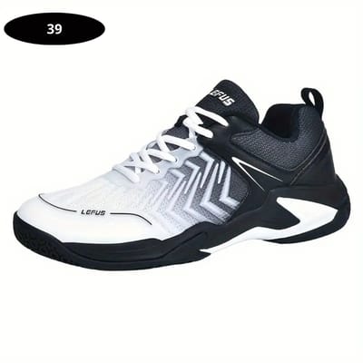 Bovista Tennisschoenen - Heren - Dames - Tenniskleding - Indoor - Outdoor - Wit & Zwart - Maat 39