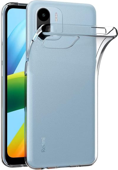 Flexibele achterkant Silicone hoesje Transparant Geschikt voor: Xiaomi Redmi A1 & Xiaomi Redmi A2