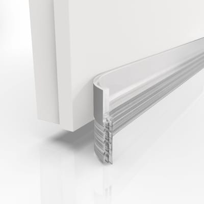 Famanu - Voor deuren 100cm wit – deurrubber zelfklevend extra sterk – deurtochtstopper voor maximale isolatie – tochtstopper voor deuren -...