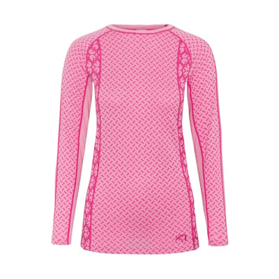 Kari Traa Lekker Lange Mouwen Basislaag Roze M Vrouw